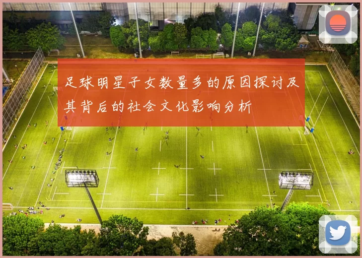 足球明星子女数量多的原因探讨及其背后的社会文化影响分析