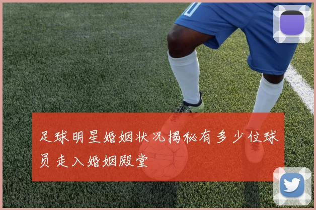 足球明星婚姻状况揭秘有多少位球员走入婚姻殿堂