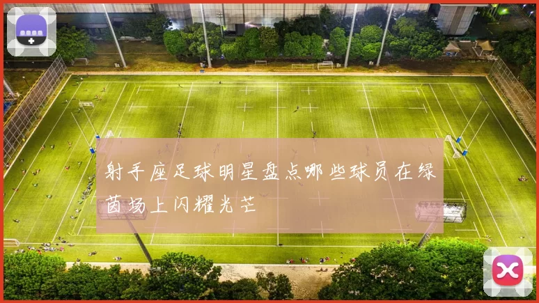 射手座足球明星盘点哪些球员在绿茵场上闪耀光芒